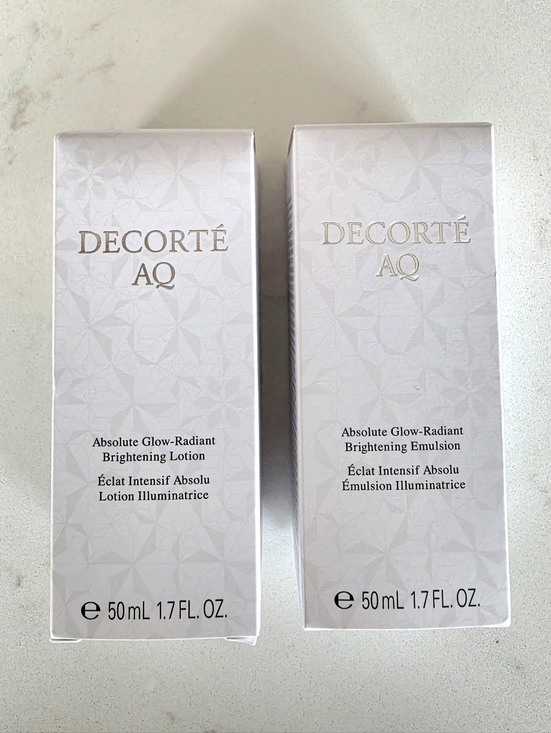 Decorté Other - Decorte AQ Absolute Glow Radiant Brightening Emulsion + Lotion Set 50ml J-Beauty